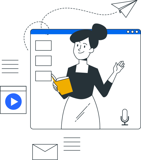 Customer support illustration